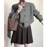 ボーダーカーディガン&ニットタイ チョーカー スカーフ | Riff | 詳細画像5