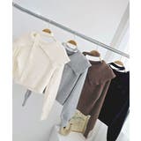 [2点セット] アシメオフショルニット&チョーカー リボン | Riff | 詳細画像2 