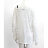 ワンショルシアークロストップス ロゴプリント ロンT | Riff | 詳細画像14 