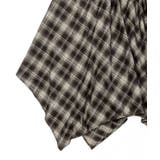 アシンメトリーチェック柄ロングスカート アシンメトリースカート フレアスカート | Riff | 詳細画像37