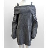 オフショルニットミニワンピース オフショルダー セーター | Riff | 詳細画像28 