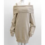 オフショルニットミニワンピース オフショルダー セーター | Riff | 詳細画像29 