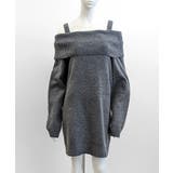 オフショルニットミニワンピース オフショルダー セーター | Riff | 詳細画像30 