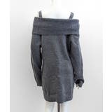 オフショルニットミニワンピース オフショルダー セーター | Riff | 詳細画像32 