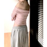 オフショルニット オフショルダー Tシャツ | Riff | 詳細画像21
