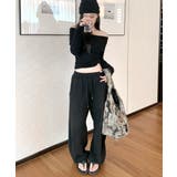 オフショルニット オフショルダー Tシャツ | Riff | 詳細画像5