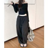 オフショルニット オフショルダー Tシャツ | Riff | 詳細画像6