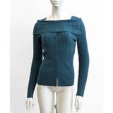 オフショルリブニット 前ボタン オフショルダー | Riff | 詳細画像30