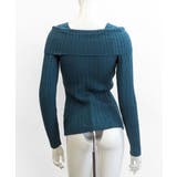 オフショルリブニット 前ボタン オフショルダー | Riff | 詳細画像32