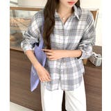 ライトグレー | チェックシャツ 羽織り ゆるシャツ | Riff