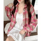 ピンク | チェックシャツ 羽織り ゆるシャツ | Riff