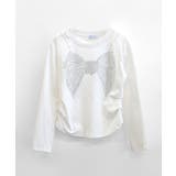 ラインストーンリボントップス ロンT Tシャツ | Riff | 詳細画像20
