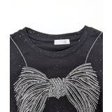 ラインストーンリボントップス ロンT Tシャツ | Riff | 詳細画像25