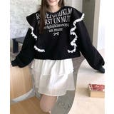 レタリングフリルスウェット トレーナー ロゴプリント | Riff | 詳細画像18 