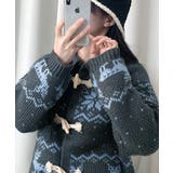 ノルディック柄ダッフルカーディガン ニットカーディガン セーター | Riff | 詳細画像20