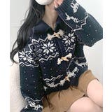 ノルディック柄ダッフルカーディガン ニットカーディガン セーター | Riff | 詳細画像30