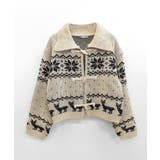 ノルディック柄ダッフルカーディガン ニットカーディガン セーター | Riff | 詳細画像32