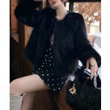 ファーショートコート フェイクファー もこもこ | Riff | 詳細画像12