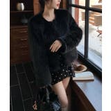 ファーショートコート フェイクファー もこもこ | Riff | 詳細画像13