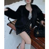 ファーショートコート フェイクファー もこもこ | Riff | 詳細画像15