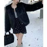 ファーショートコート フェイクファー もこもこ | Riff | 詳細画像17