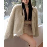 ファーショートコート フェイクファー もこもこ | Riff | 詳細画像23