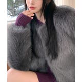 ファーショートコート フェイクファー もこもこ | Riff | 詳細画像4