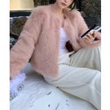 ファーショートコート フェイクファー もこもこ | Riff | 詳細画像40