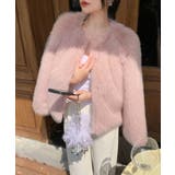 ファーショートコート フェイクファー もこもこ | Riff | 詳細画像42