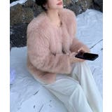 ファーショートコート フェイクファー もこもこ | Riff | 詳細画像48