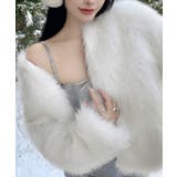 ファーショートコート フェイクファー もこもこ | Riff | 詳細画像64