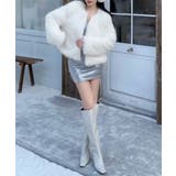 ファーショートコート フェイクファー もこもこ | Riff | 詳細画像69