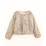 ファーショートコート フェイクファー もこもこ | Riff | 詳細画像84