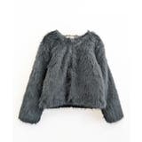 ファーショートコート フェイクファー もこもこ | Riff | 詳細画像86