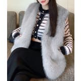 グレー | ファーベスト フェイクファー エコファー | Riff