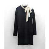 ワンショルリボンミニニットワンピース 配色リボン リブニット | Riff | 詳細画像18