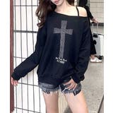 クロスデザイントップス ロゴプリント ロゴ | Riff | 詳細画像2 