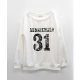 ナンバーロゴプリントオフショルスウェット ワンショル トレーナー | Riff | 詳細画像10