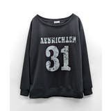 ナンバーロゴプリントオフショルスウェット ワンショル トレーナー | Riff | 詳細画像11