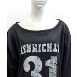 ナンバーロゴプリントオフショルスウェット ワンショル トレーナー | Riff | 詳細画像15