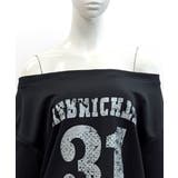 ナンバーロゴプリントオフショルスウェット ワンショル トレーナー | Riff | 詳細画像16