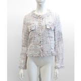 ツイードノーカラージャケット ツイードジャケット フリンジ | Riff | 詳細画像51 