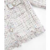 ツイードノーカラージャケット ツイードジャケット フリンジ | Riff | 詳細画像57 