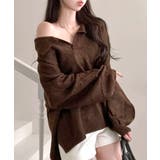 ポロ襟風ニットプルオーバー セーター オーバーサイズ | Riff | 詳細画像16 