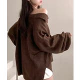 ポロ襟風ニットプルオーバー セーター オーバーサイズ | Riff | 詳細画像17 