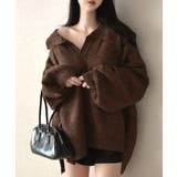 ポロ襟風ニットプルオーバー セーター オーバーサイズ | Riff | 詳細画像22 