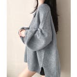 ポロ襟風ニットプルオーバー セーター オーバーサイズ | Riff | 詳細画像32 