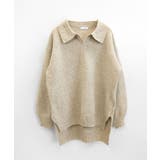 ポロ襟風ニットプルオーバー セーター オーバーサイズ | Riff | 詳細画像33 