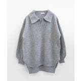 ポロ襟風ニットプルオーバー セーター オーバーサイズ | Riff | 詳細画像35 