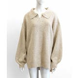 ポロ襟風ニットプルオーバー セーター オーバーサイズ | Riff | 詳細画像36 